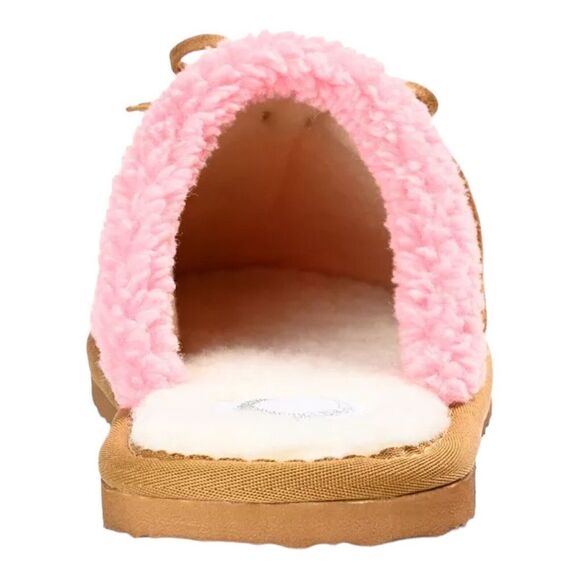 Journee Collection Melodie Slippers Pink Size 7.5 New In Box Cozy Comfortable - Picture 4 of 11